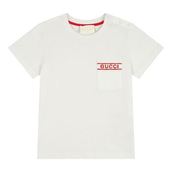 Baby Boys White Logo T-Shirt