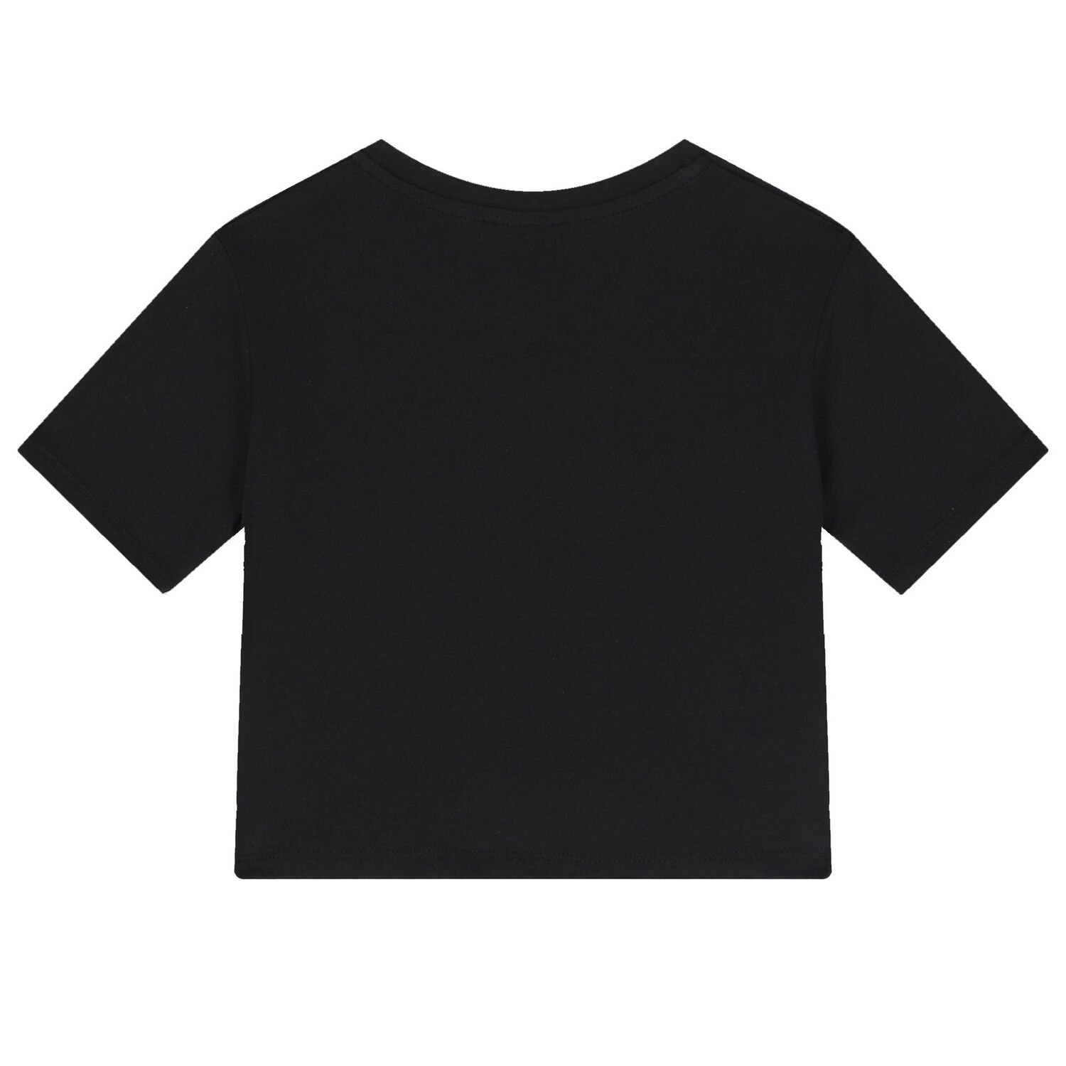Girls Black Logo T-Shirt, 1, hi-res image number null