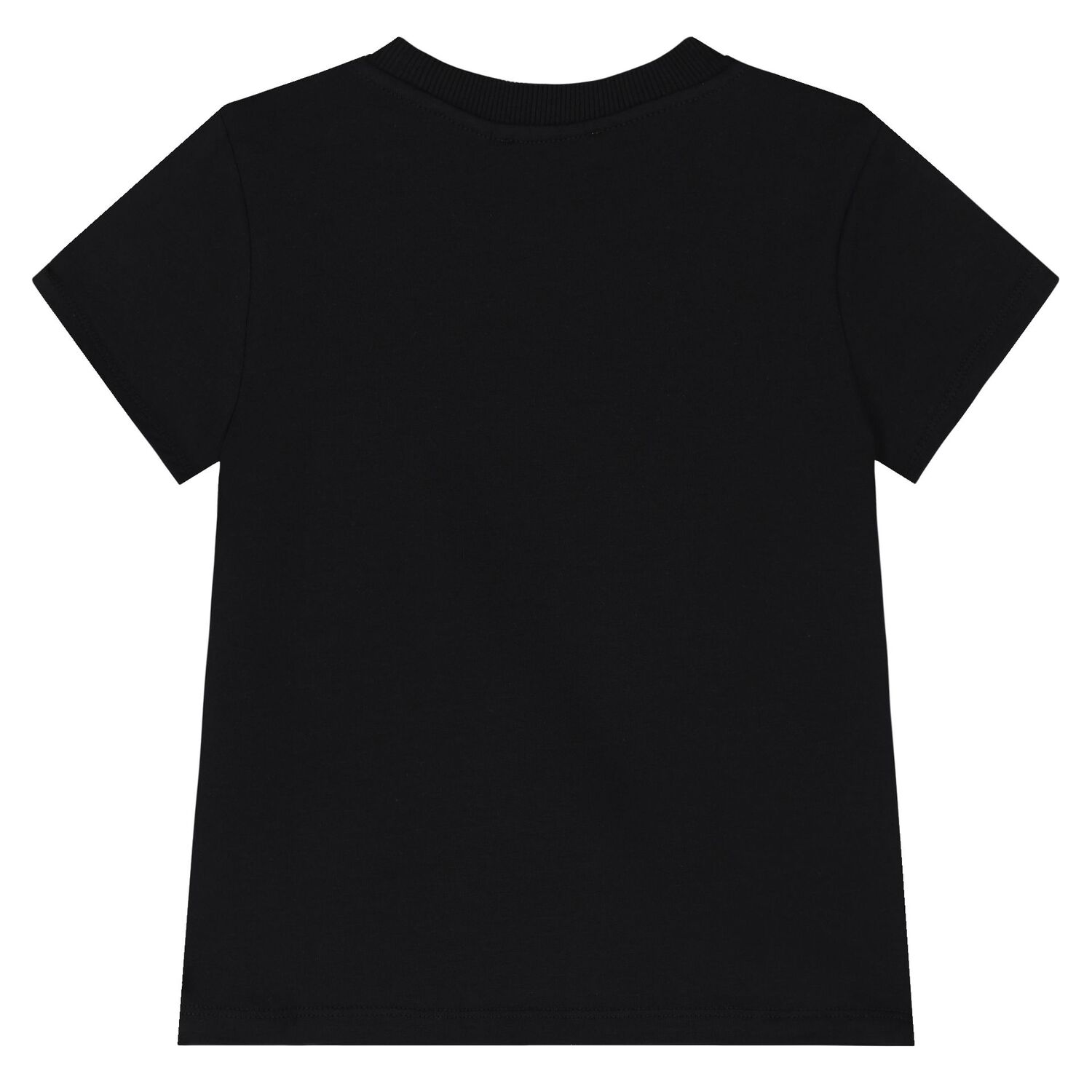 تي شيرت بنات بشعار دب تيدي باللون الأسود, 3, hi-res