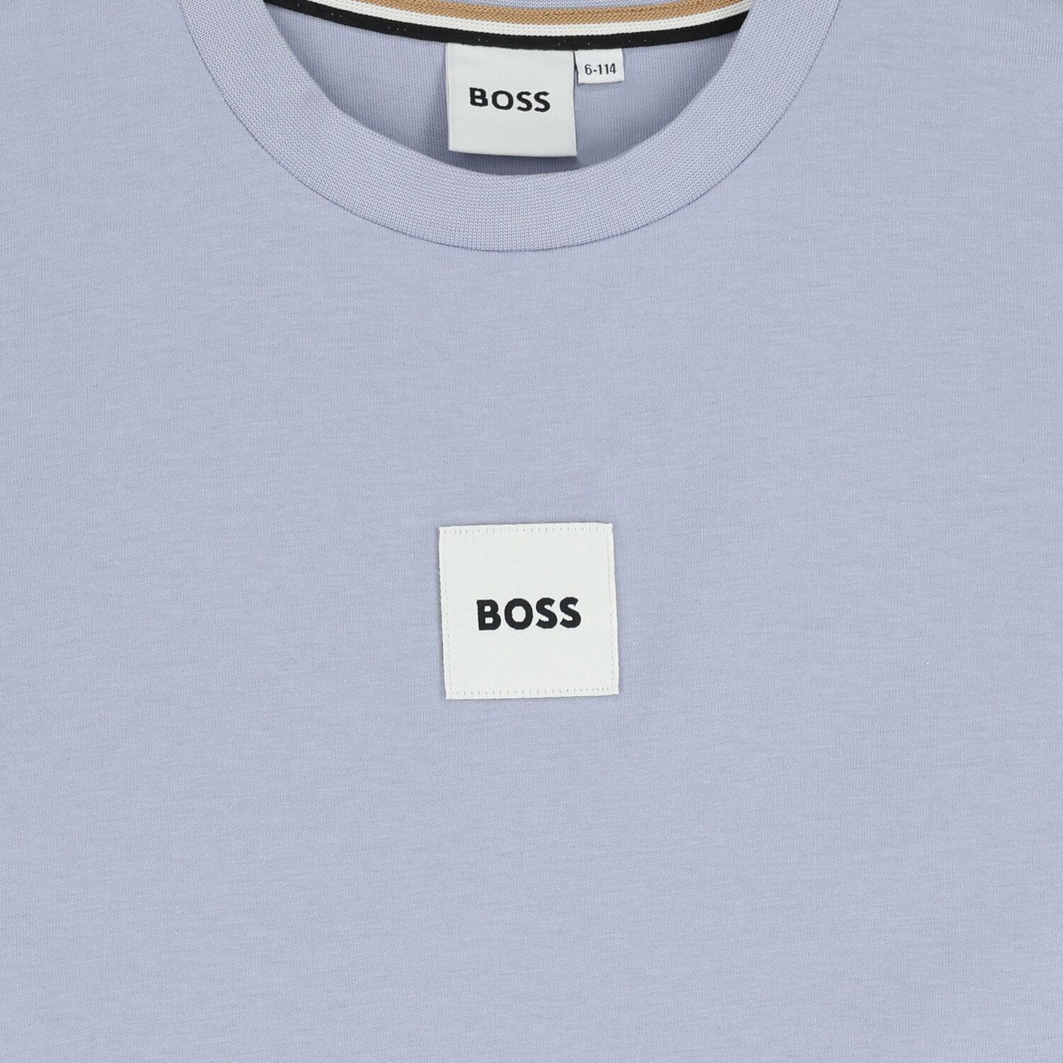 تيشيرت بالشعار باللون الأزرق للأولاد, 1, hi-res