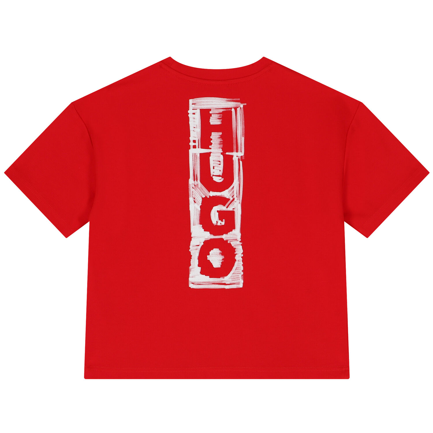 Boys Red Logo Oversized T-Shirt, 1, hi-res image number null