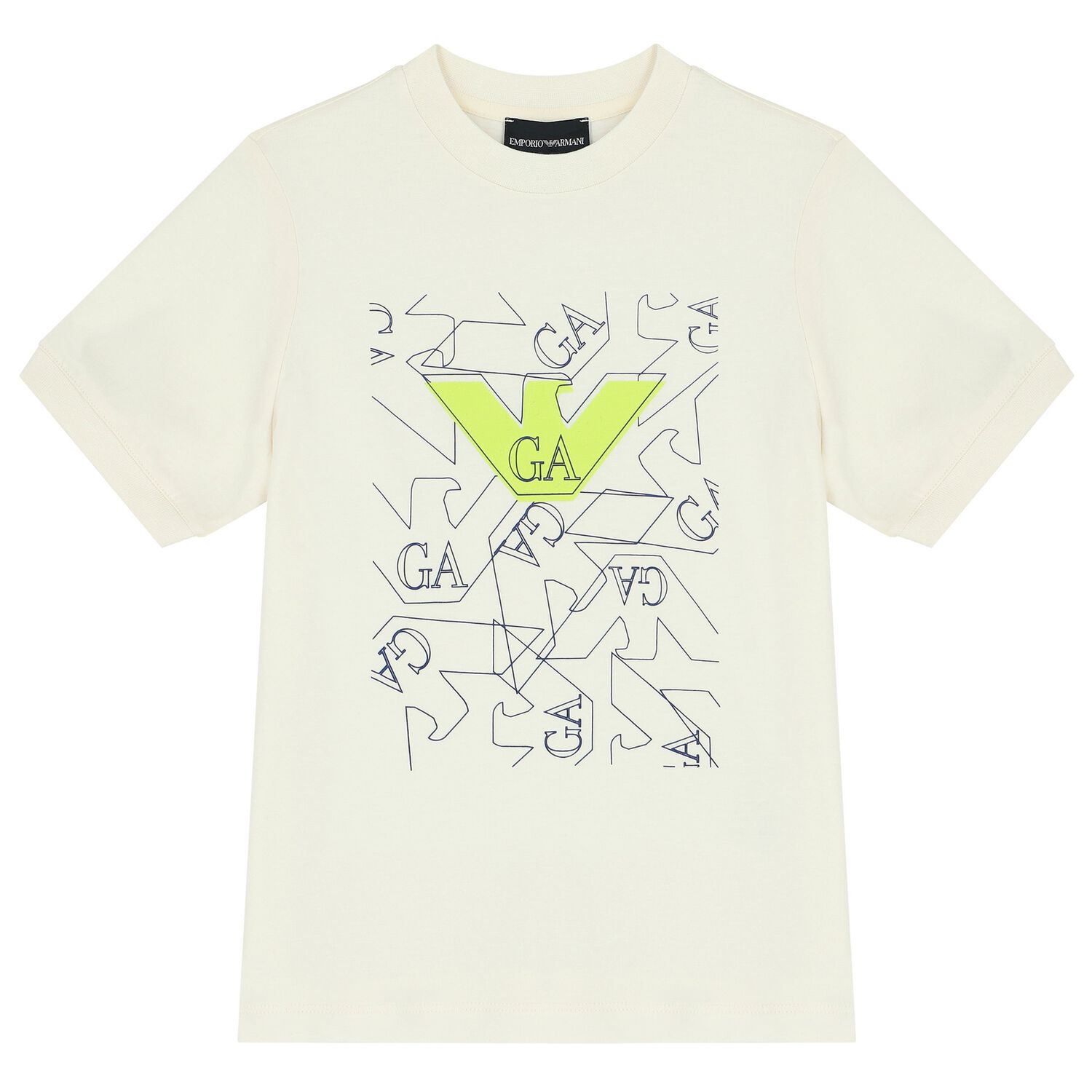 Boys Ivory Logo T-Shirt, 1, hi-res