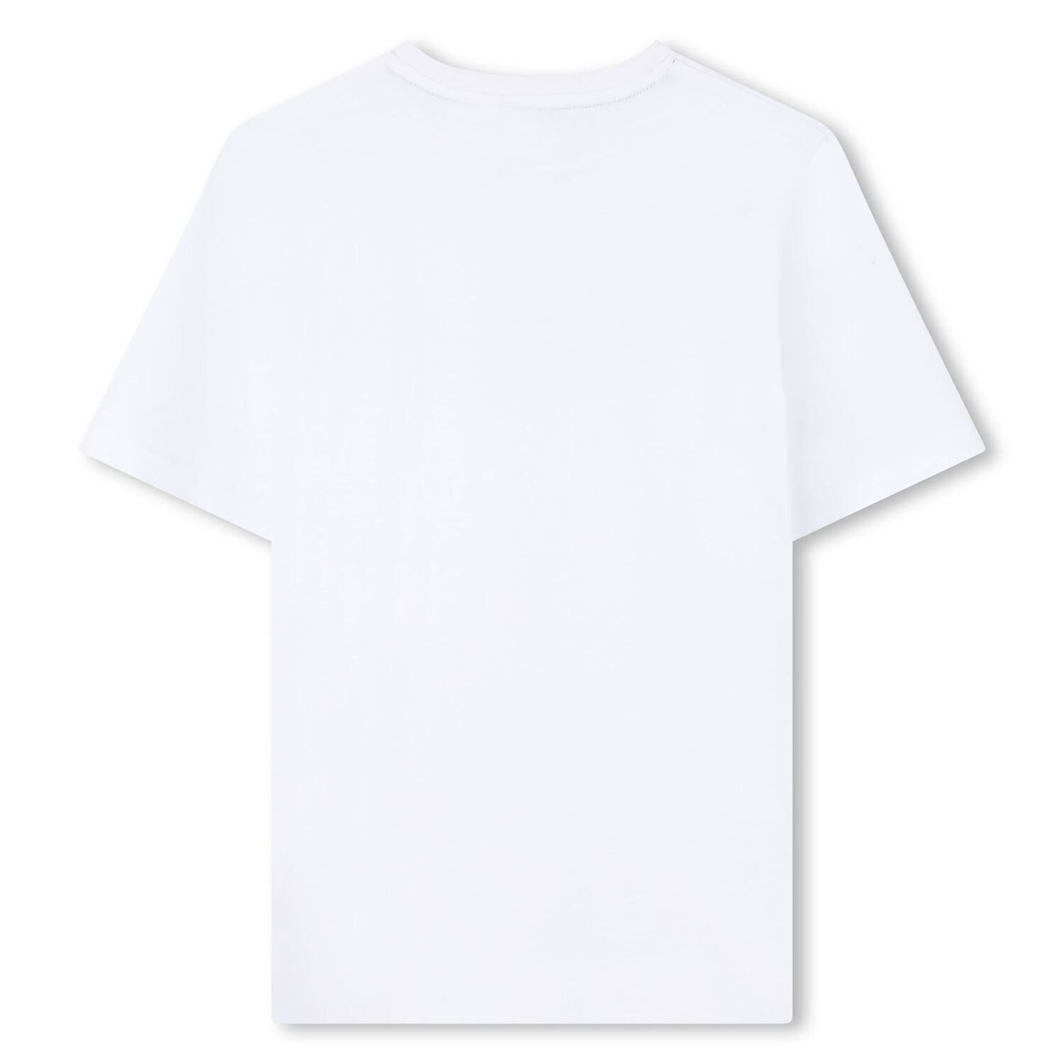 Boys White Logo T-Shirt, 1, hi-res