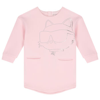 Younger Girls Pink Choupette Dress