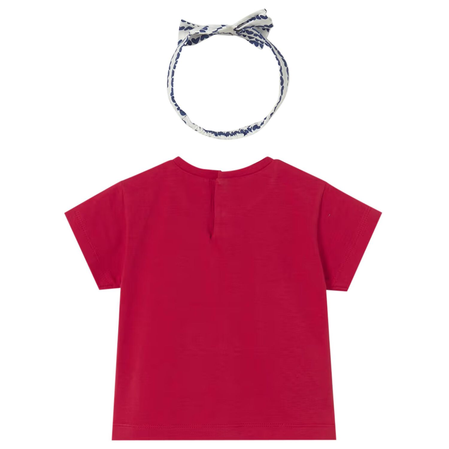 Younger Girls Red T-Shirt Set, 1, hi-res