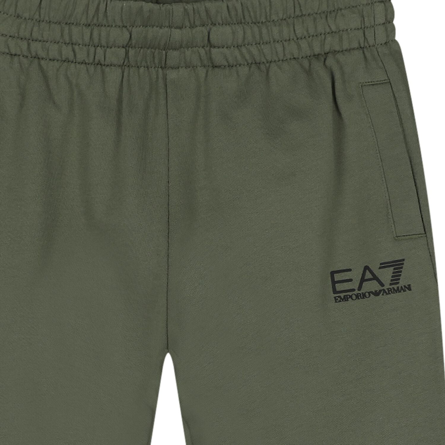 Boys Green Logo Joggers, 3, hi-res