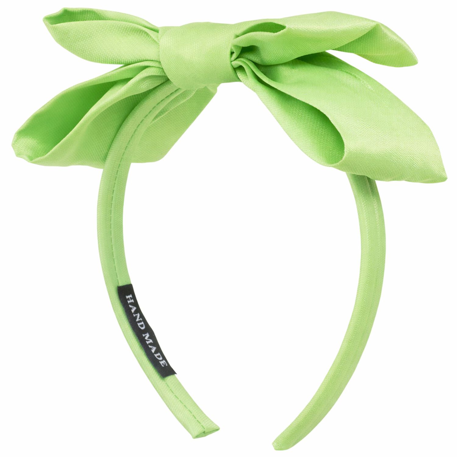 Girls Green Bow Headband, 1, hi-res