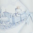 مدس أولاد بطبعة تيدي و قطار باللون الأبيض و الأزرق , 1, hi-res