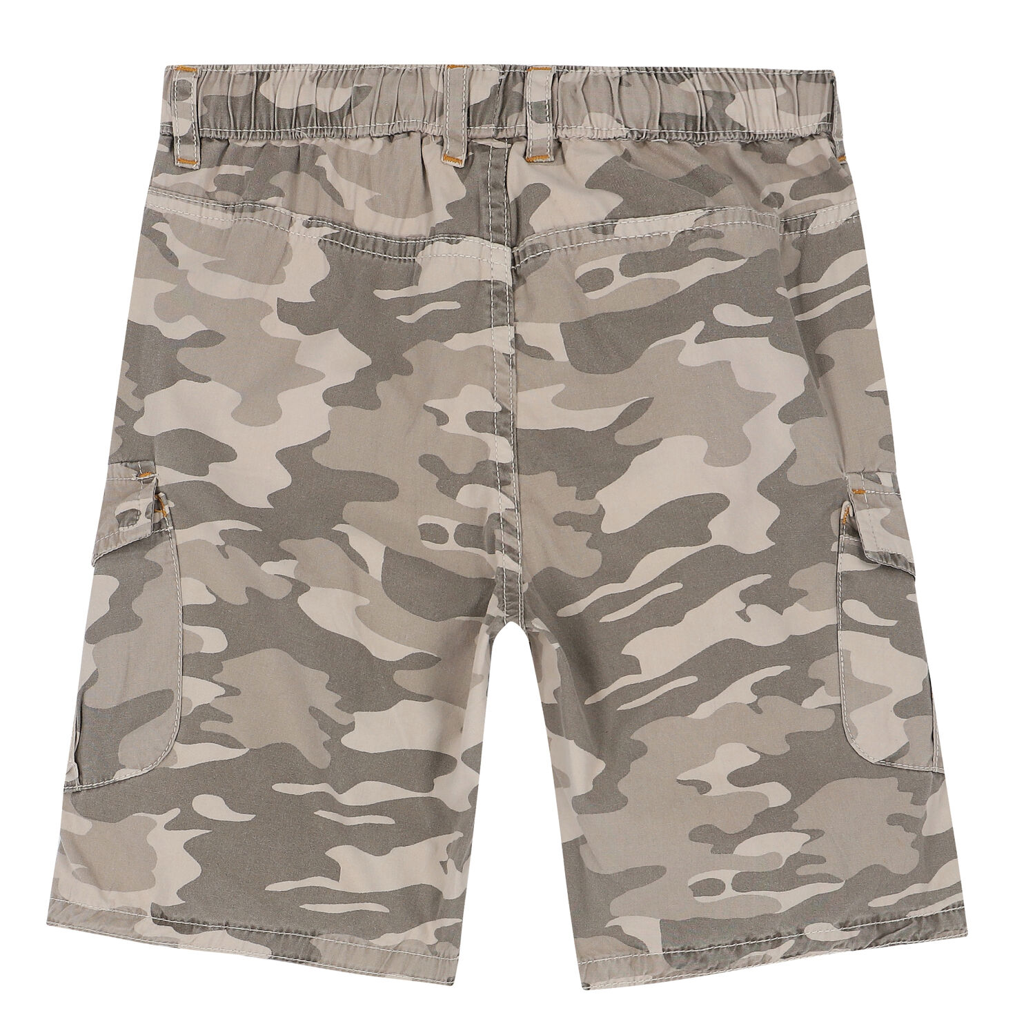Boys Beige Camouflage Shorts, 1, hi-res image number null