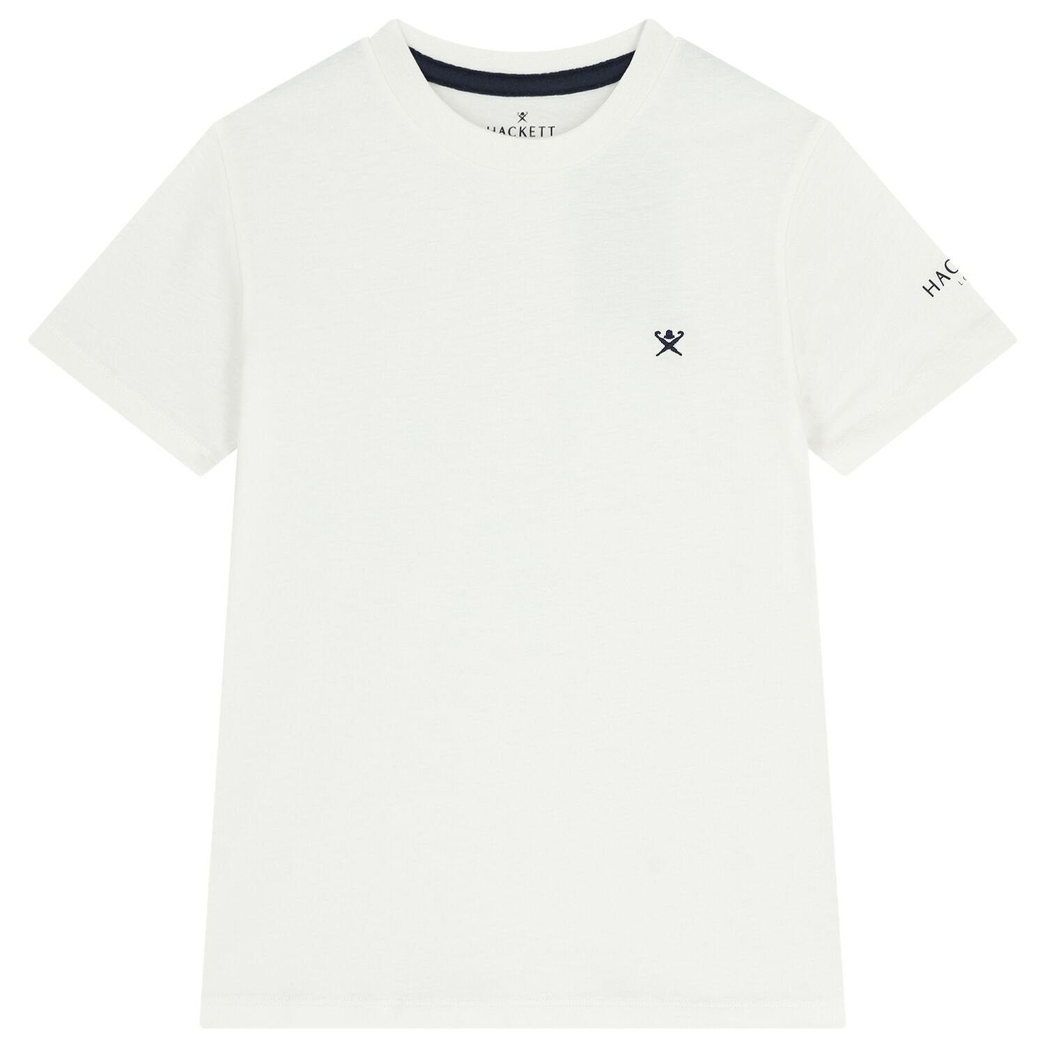 Boys White Logo T-Shirt, 2, hi-res