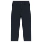 Boys Navy Blue Suit, 1, hi-res