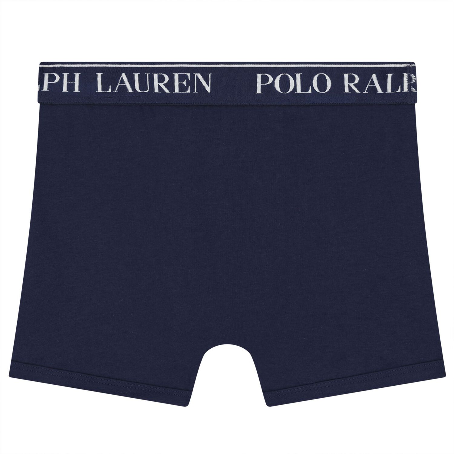Boy Ivory, Blue  & Navy Blue Logo Boxer Shorts ( 3-Pack ), 2, hi-res