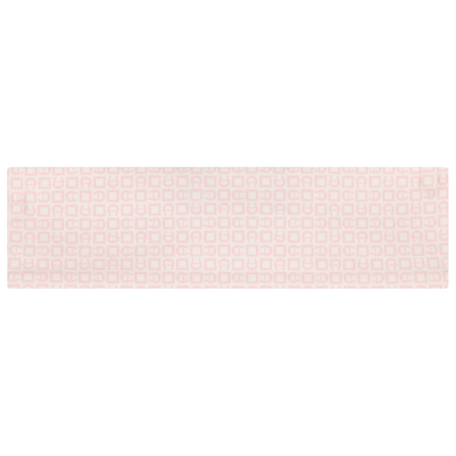 Baby Girls Pink Logo Headband, 2, hi-res