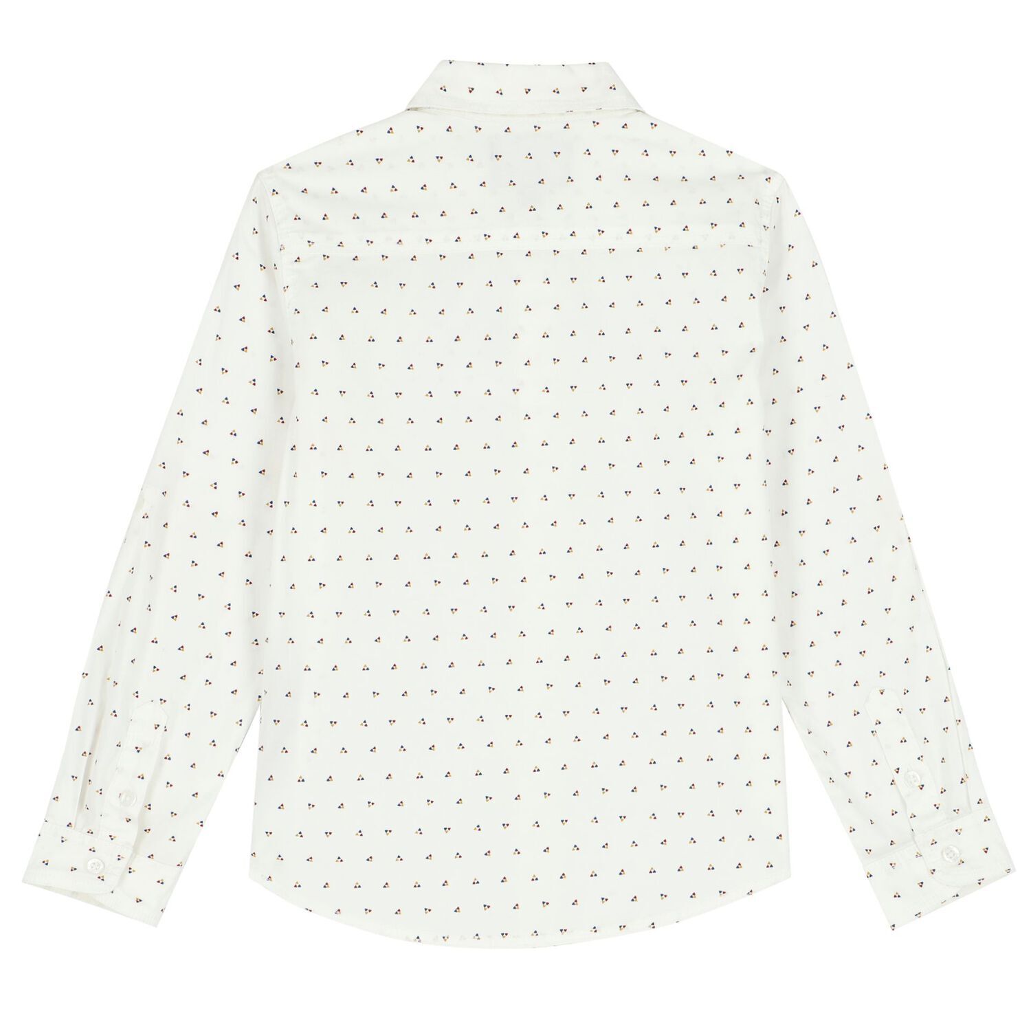 قميص أولاد بالشعار باللون الأبيض, 1, hi-res