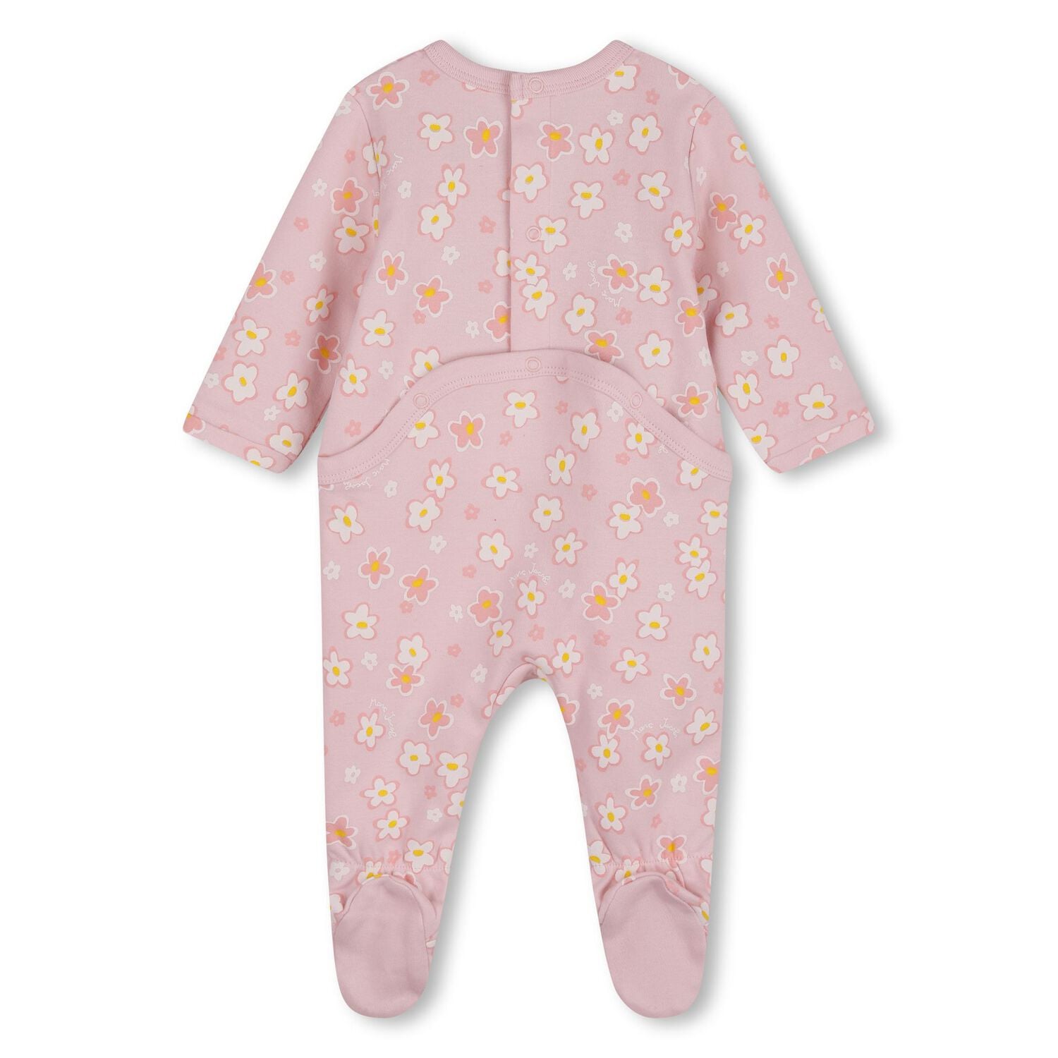 Baby Girls Pink Daisy Logo Babygrow Gift Set, 1, hi-res