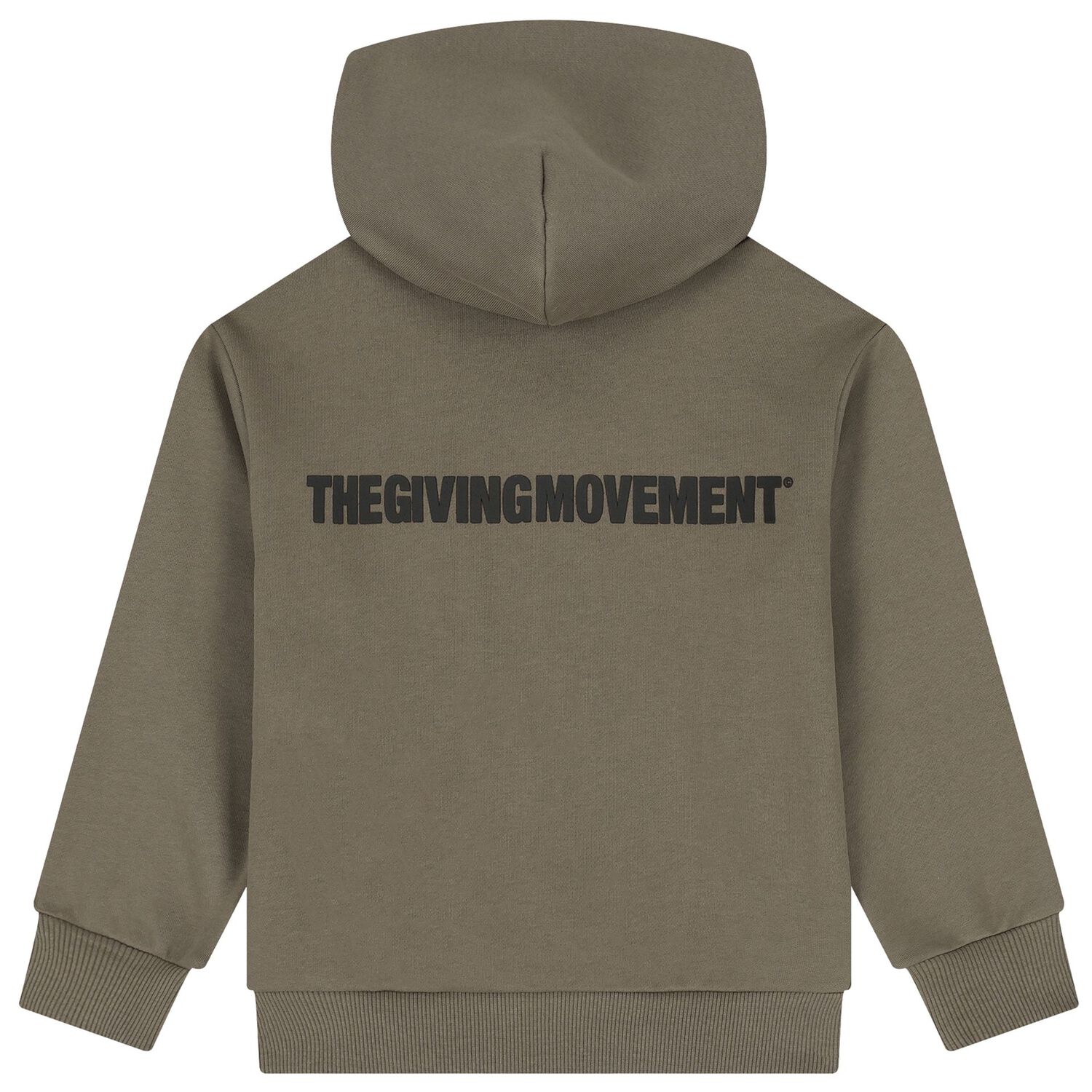 توب هودي بسحاب بالشعار باللون البيج , 2, hi-res