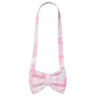 Girls Pink Bow Handbag, 1, hi-res