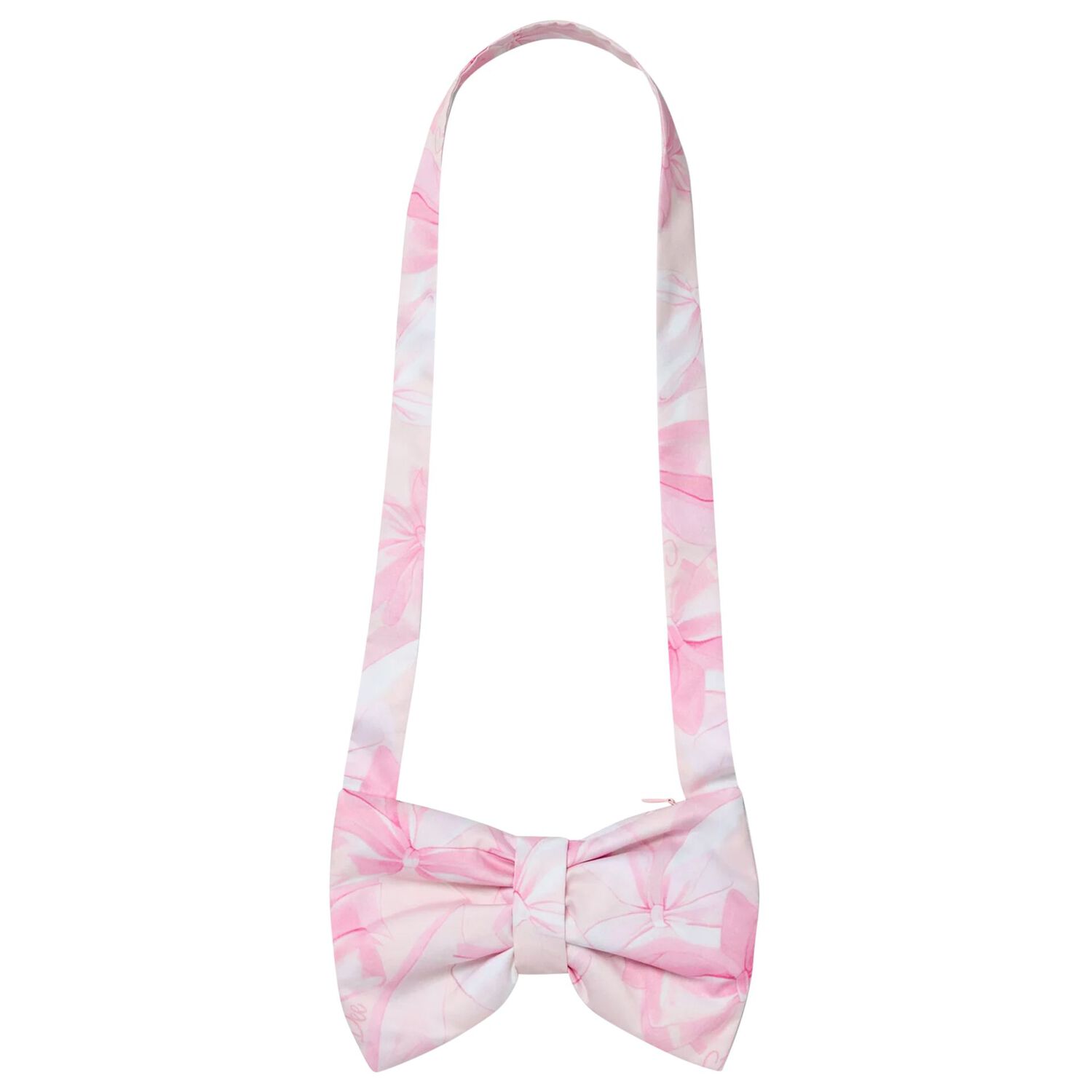 Girls Pink Bow Handbag, 1, hi-res