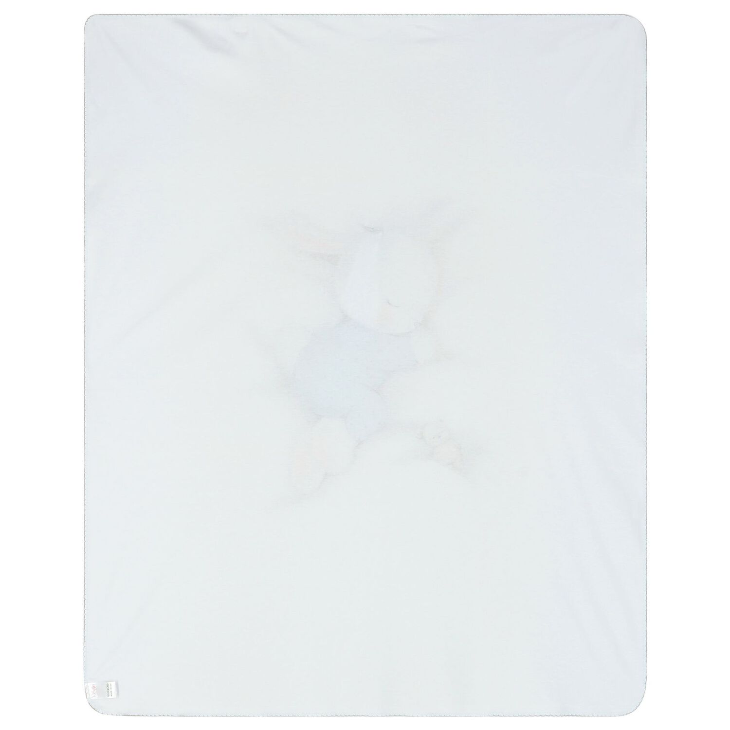 Baby Boys White & Blue Bunny Blanket Set, 2, hi-res image number null