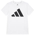 Boys White & Black Logo T-Shirt, 1, hi-res