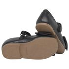 أحذية زهور سوداء للبنات الصغار, 1, hi-res