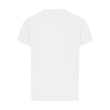 Boys White Logo Zig Zag T-Shirt