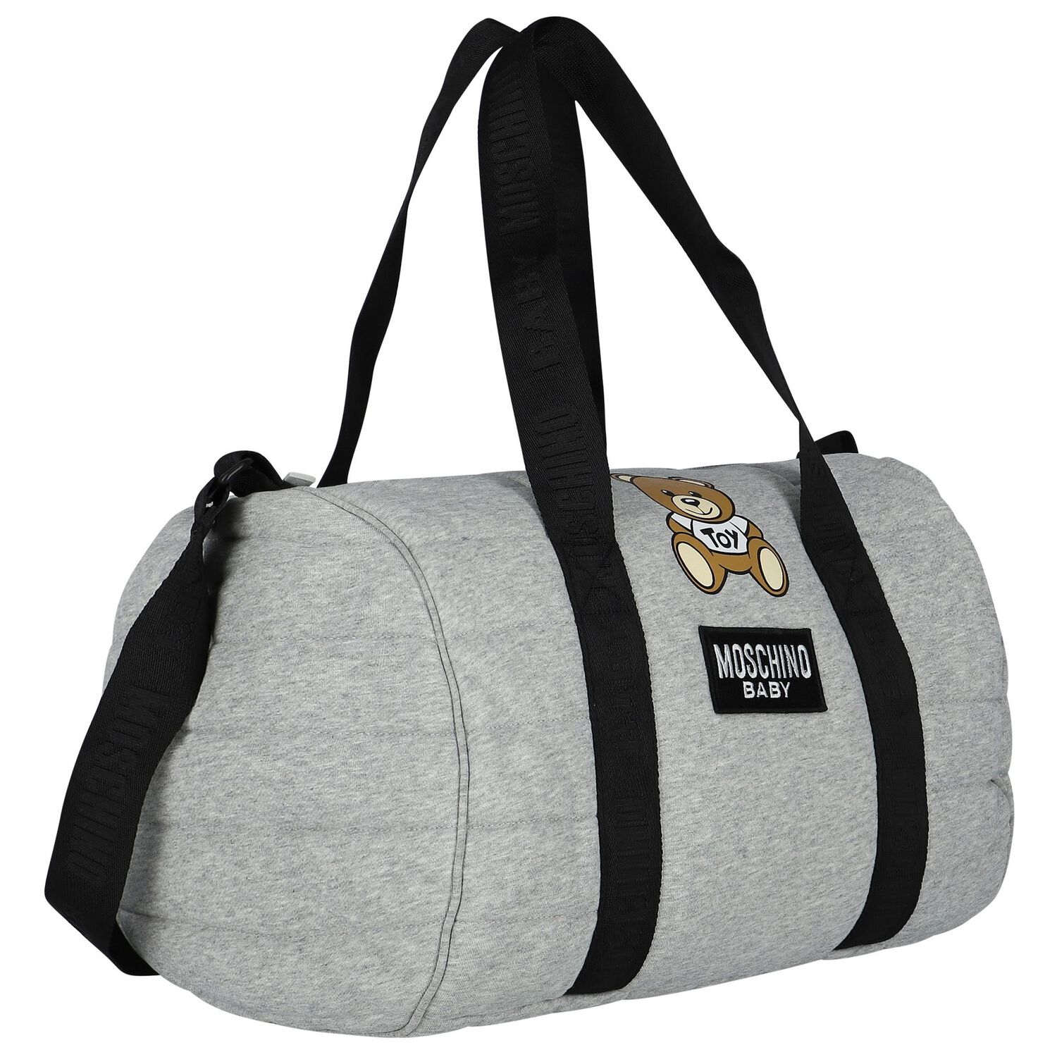 Grey Teddy Bear Logo Baby Changing Bag, 3, hi-res image number null