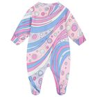 Baby Girls Pink & Lilac Fontane Babygrow Gift Set, 2, hi-res