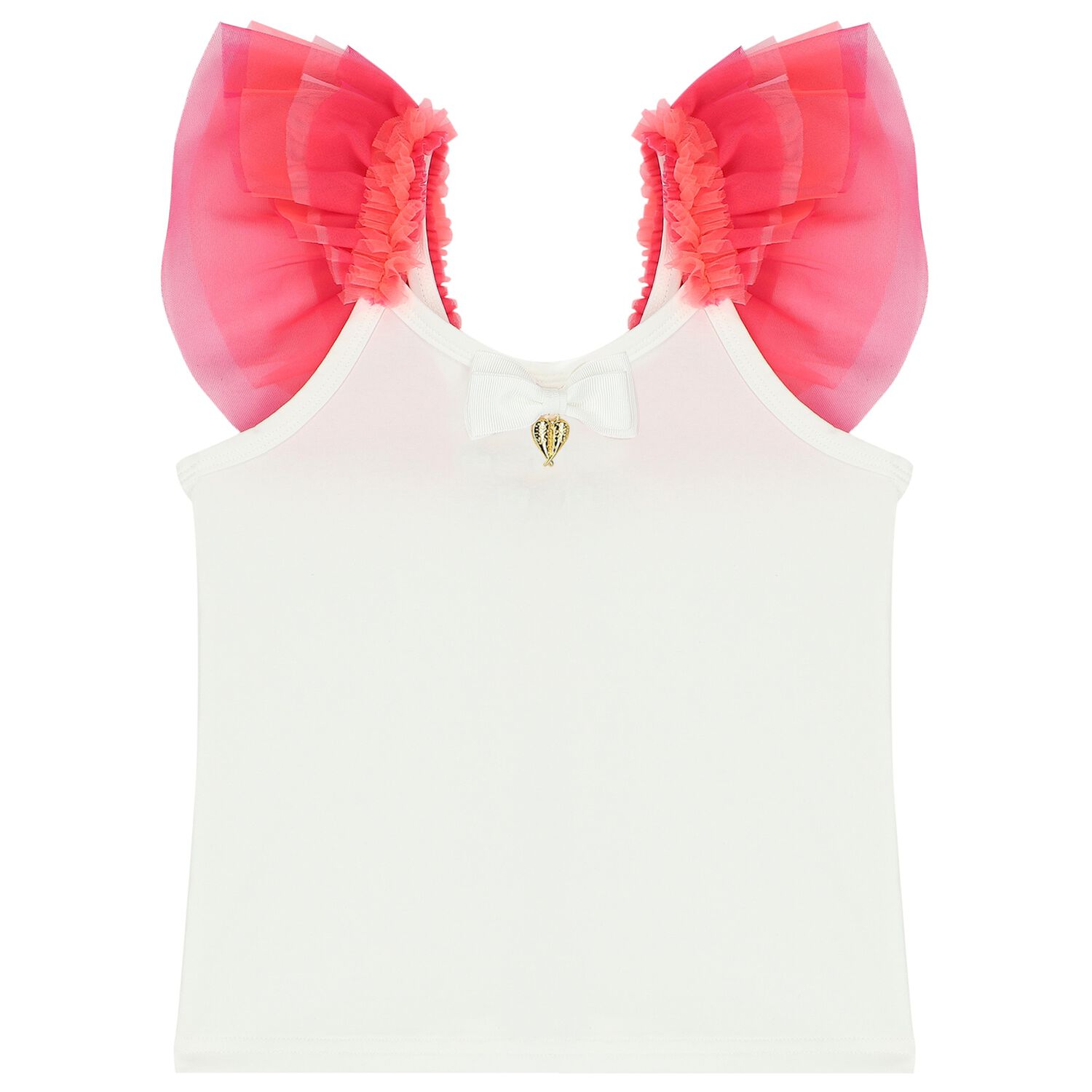 Girls White & Pink Top, 1, hi-res image number null