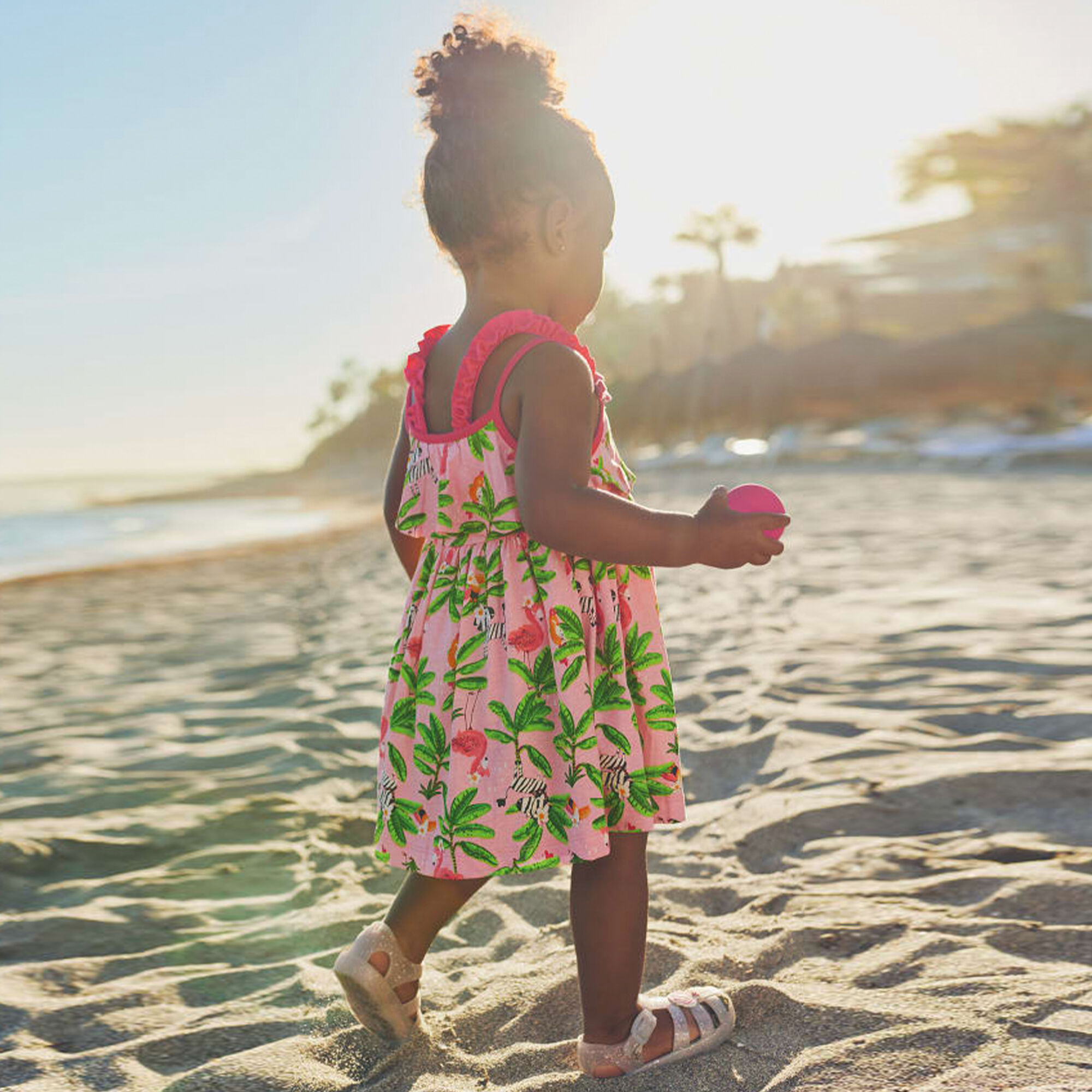 Beach hot sale flamingo dress