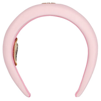 Girls Pink Logo Hairband
