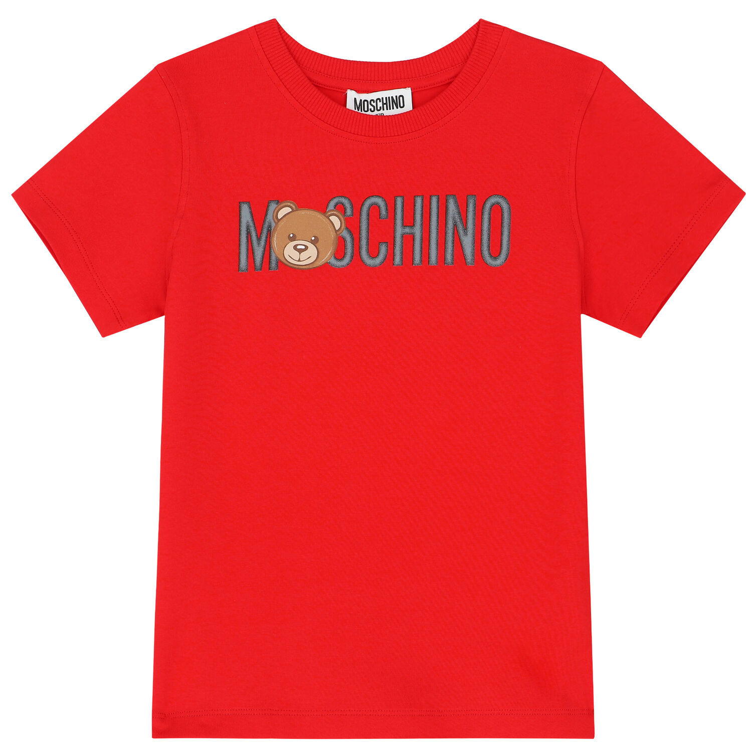 تيشيرت بشعار تيدي باللون الأحمر, 7, hi-res