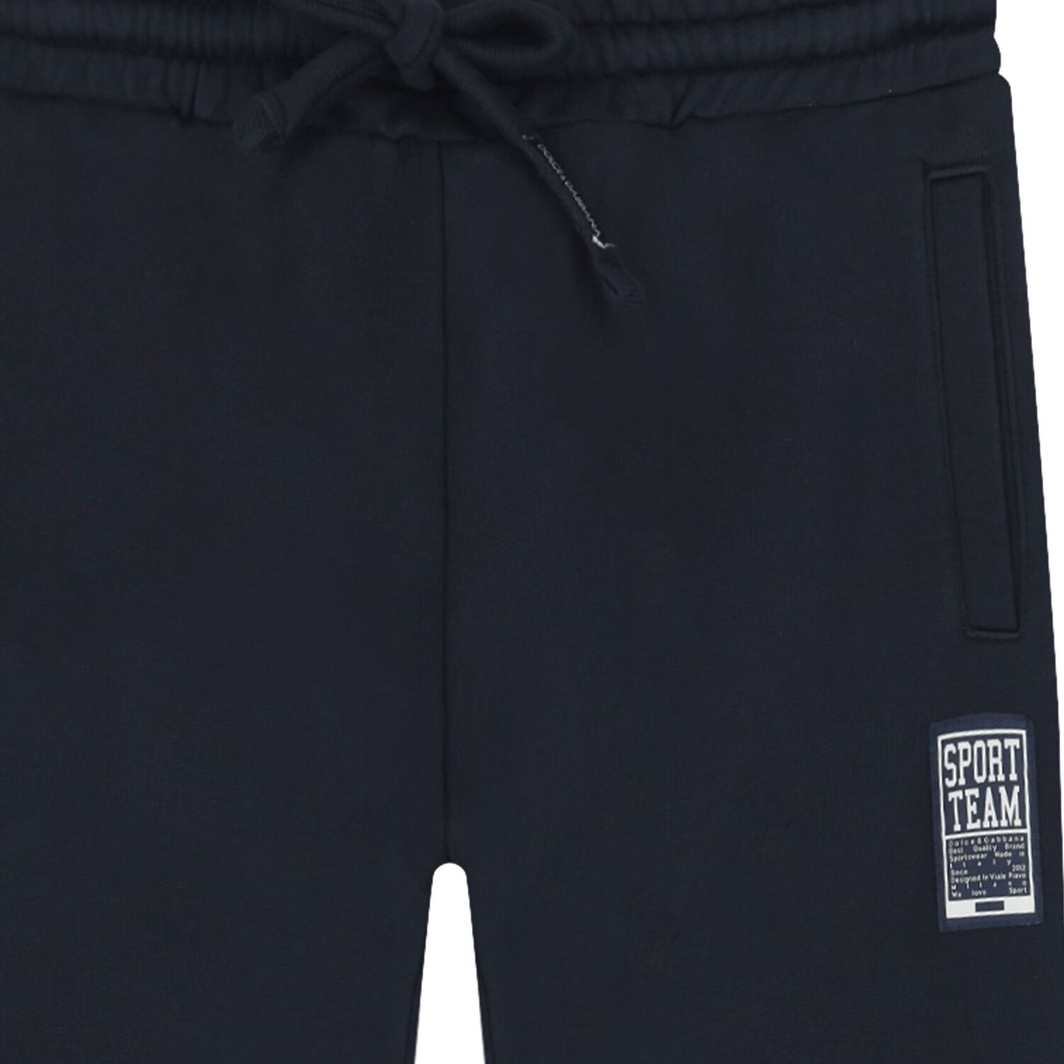 Boys Navy Blue Logo Joggers, 1, hi-res