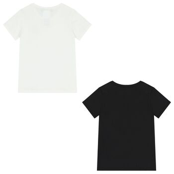 Boys Black & White Medusa T-Shirts ( 2-Pack )
