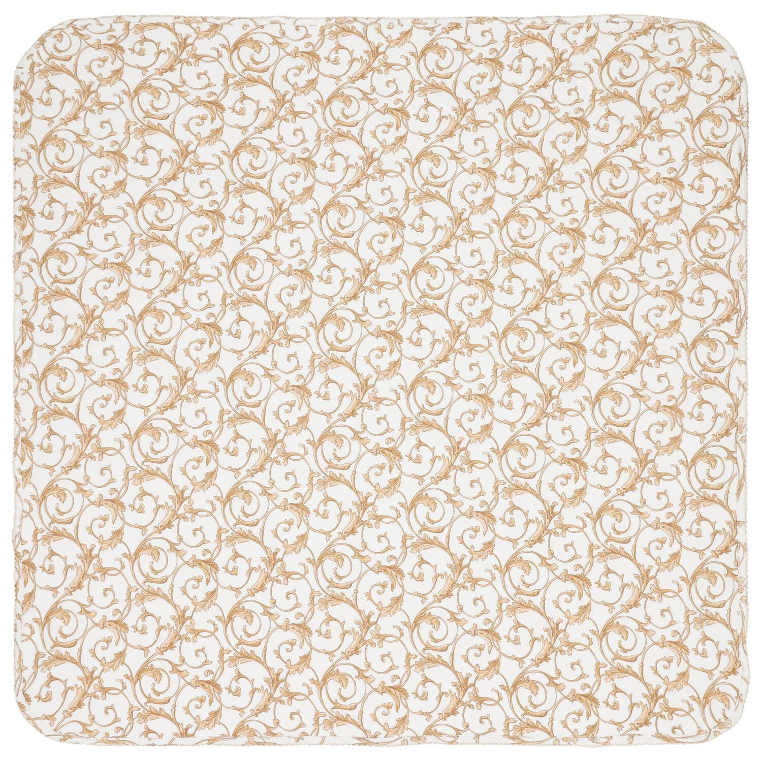 White & Gold Allure Baby Blanket, 1, hi-res