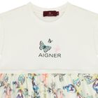 فستان بنات بالشعار بطبعه فراشات باللون العاجى , 1, hi-res