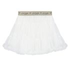 Girls White Tutu Skirt, 1, hi-res