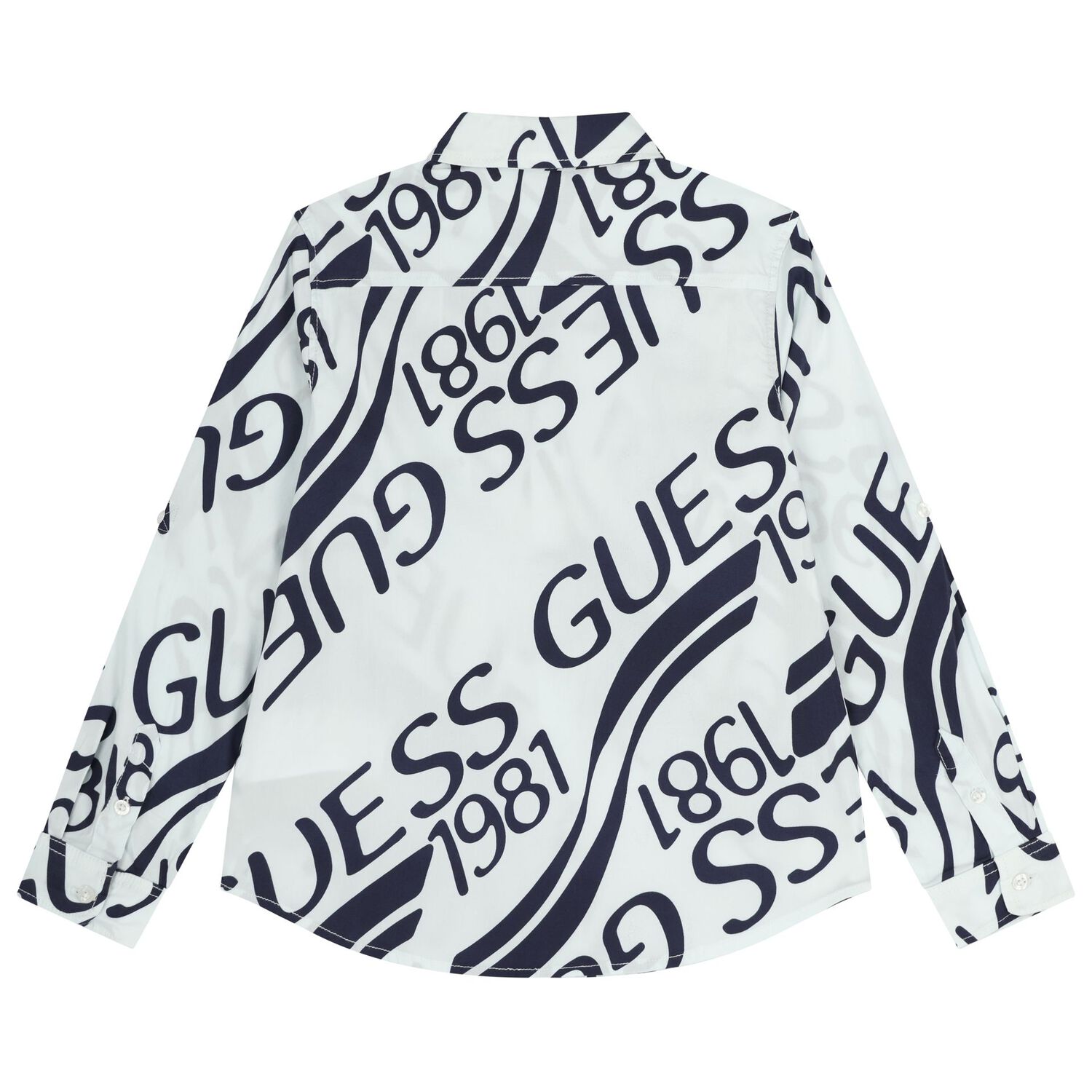 قميص بالشعار باللون الابيض للاولاد, 1, hi-res