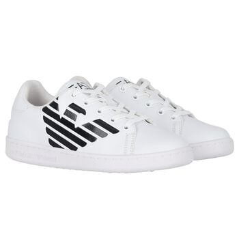 White Logo Trainers