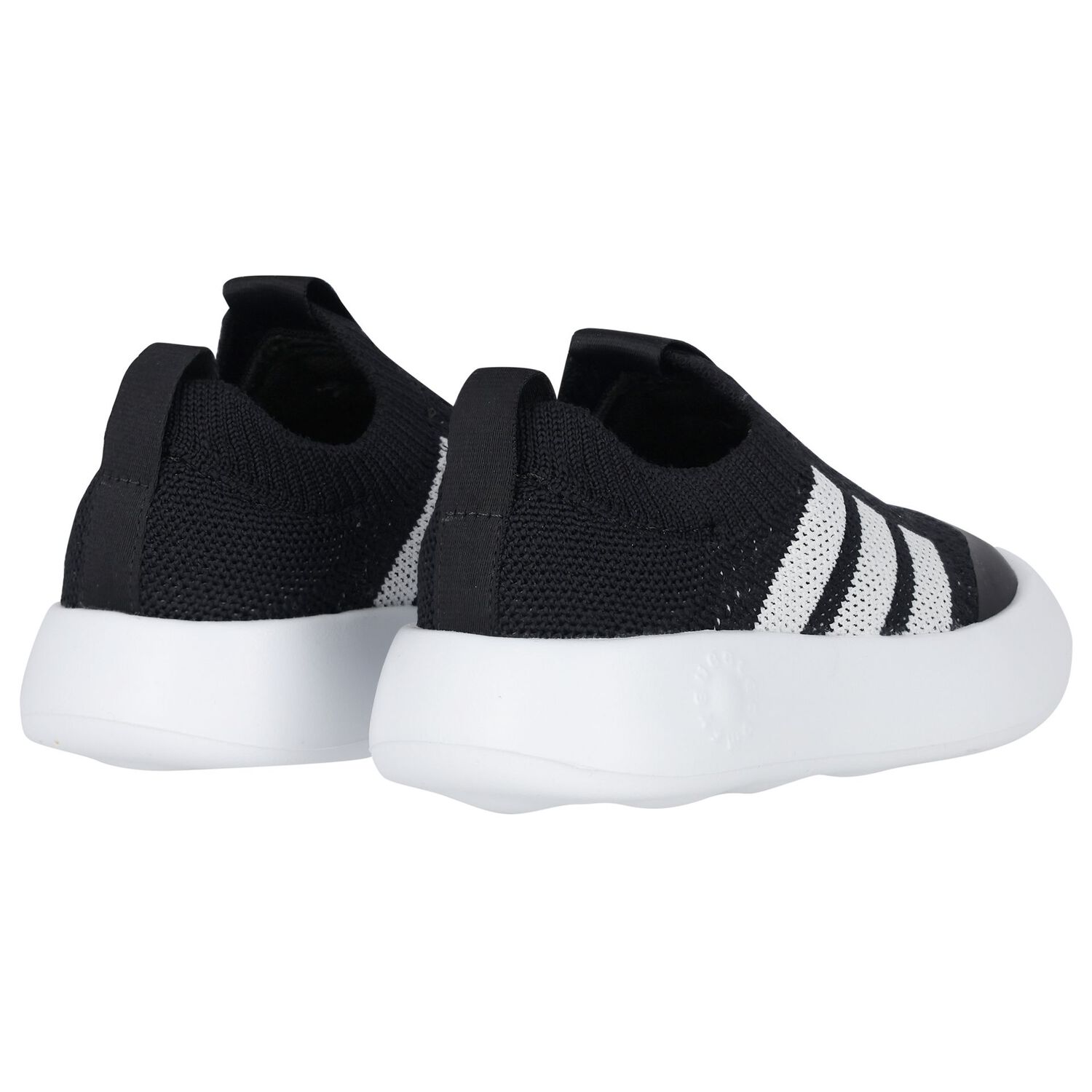 Boys Black Bubblecomfy Slip-On Trainers, 1, hi-res