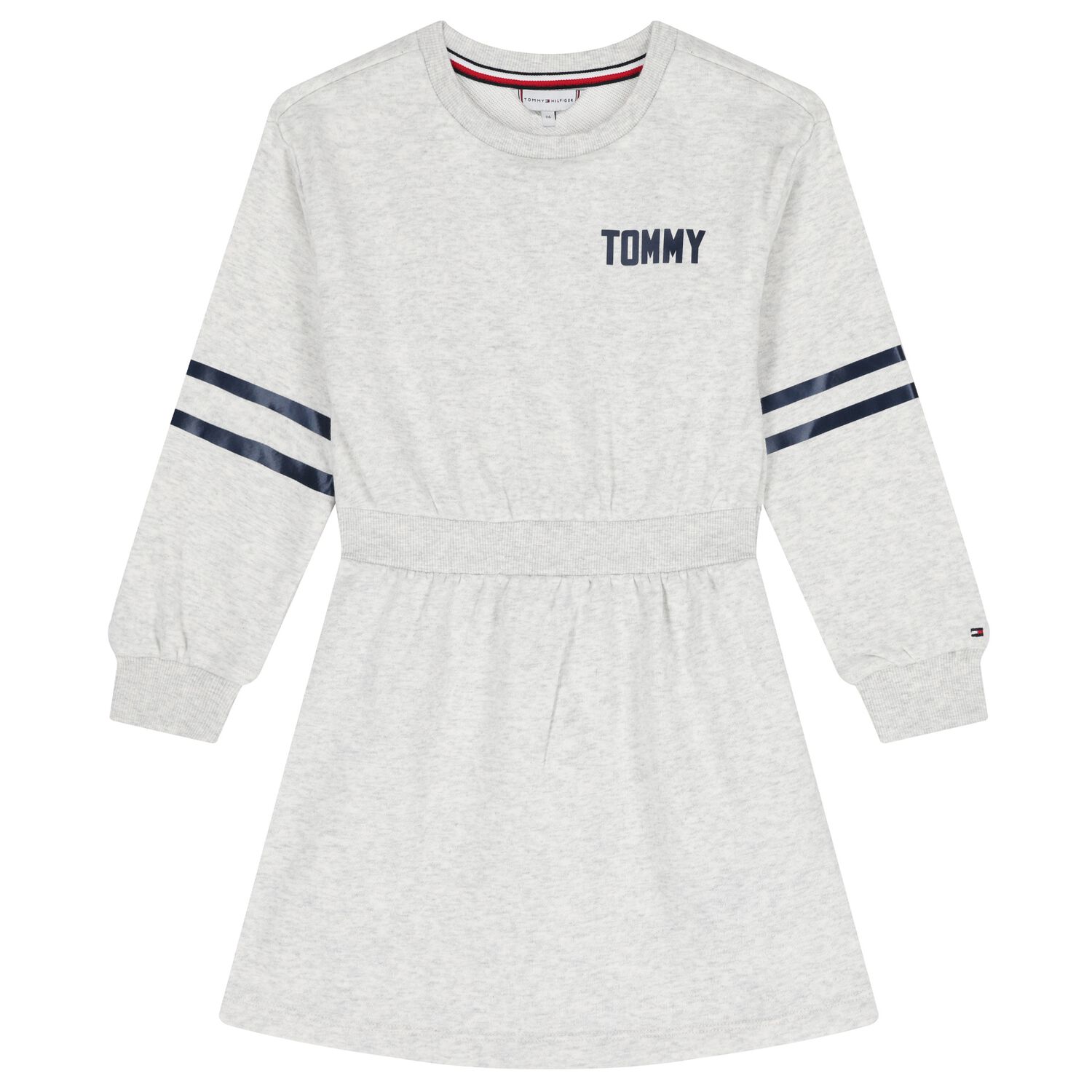 Girls Grey Logo Dress, 1, hi-res image number null