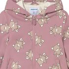 Younger Girls Pink Teddy Bear Rain Coat, 1, hi-res