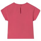 Younger Girls Pink Fruits T-Shirt, 1, hi-res