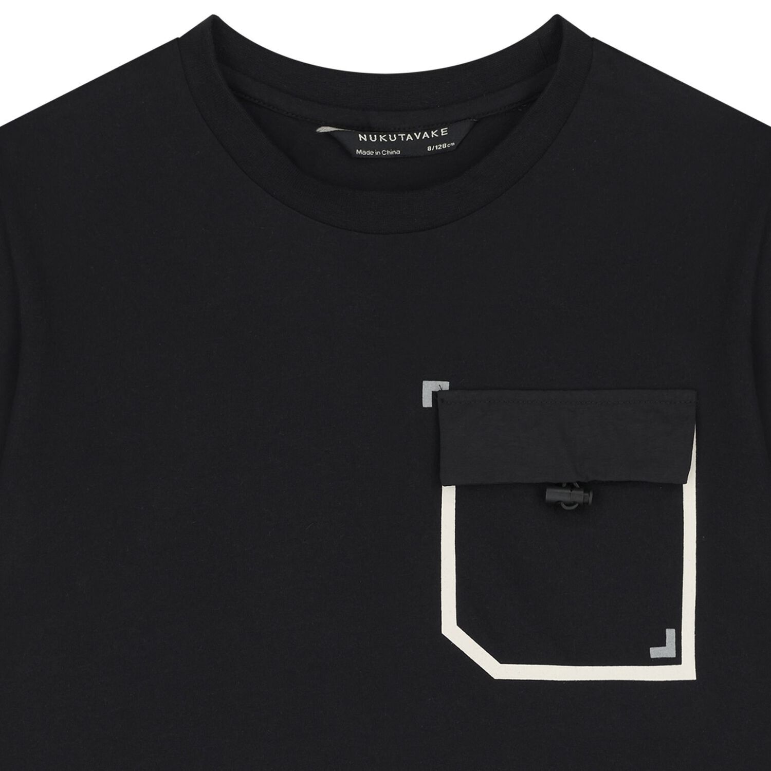 تي شيرت قطني أسود للأولاد, 2, hi-res