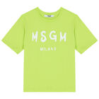 تيشيرت بالشعار باللون الأخضر والأبيض, 2, hi-res