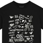 Boys Black Logo T-Shirt, 2, hi-res