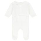 افرول أطفال بالشعار باللون الكحلي والأبيض ( من قطعتين), 1, hi-res