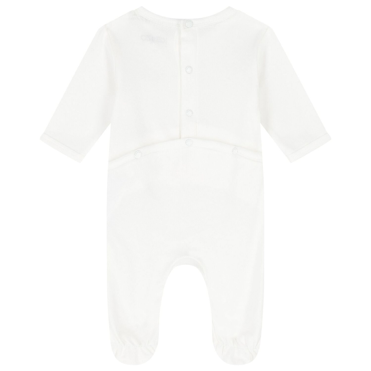 افرول أطفال بالشعار باللون الكحلي والأبيض ( من قطعتين), 1, hi-res