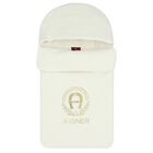 مدس بالشعار باللون العاجى والذهبى, 1, hi-res