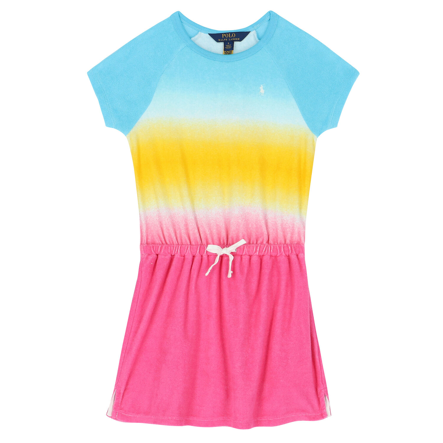Girls Multi-Colored Ombre Logo Dress, 1, hi-res image number null